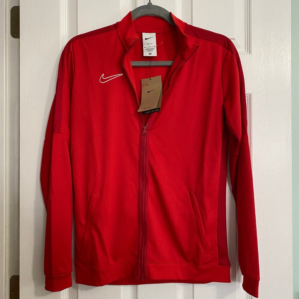 Kids size XL red Nike Dri-fit full-zip jacket, new with tags
